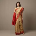 Brasso Silk Saree – Cream